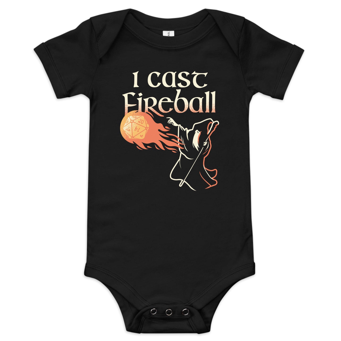 I Cast Fireball Kid's Onesie