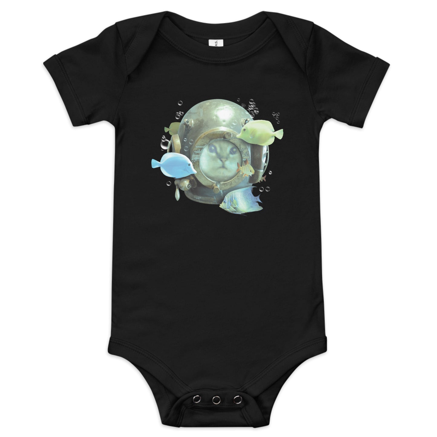 20,000 Purrrs Under The Sea Kid's Onesie