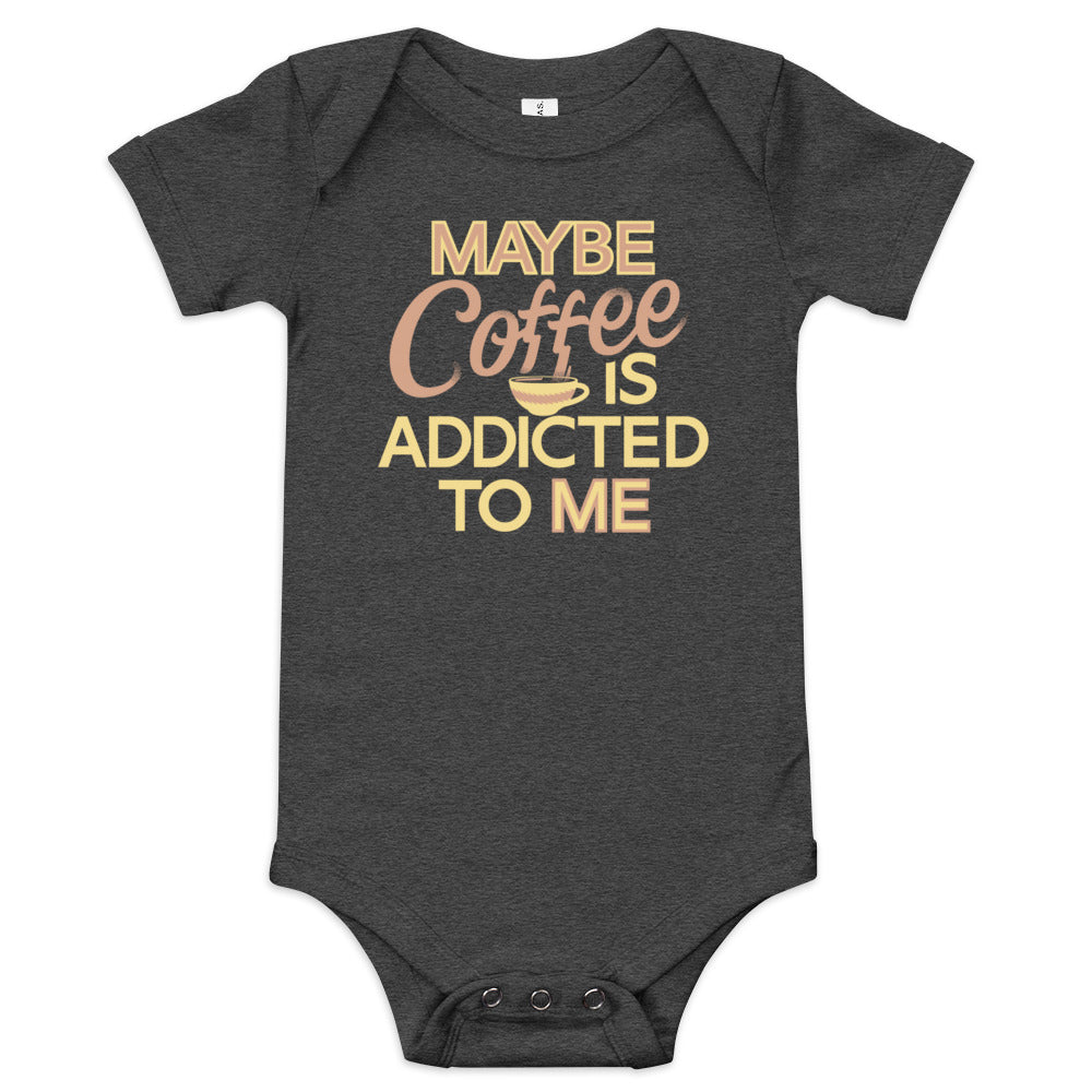 Maybe Coffee Is Addicted To Me Kid's Onesie