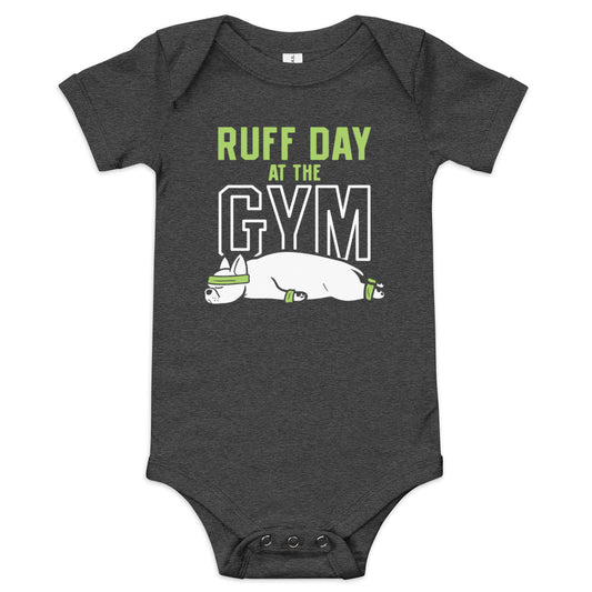 Ruff Day At The Gym Kid's Onesie