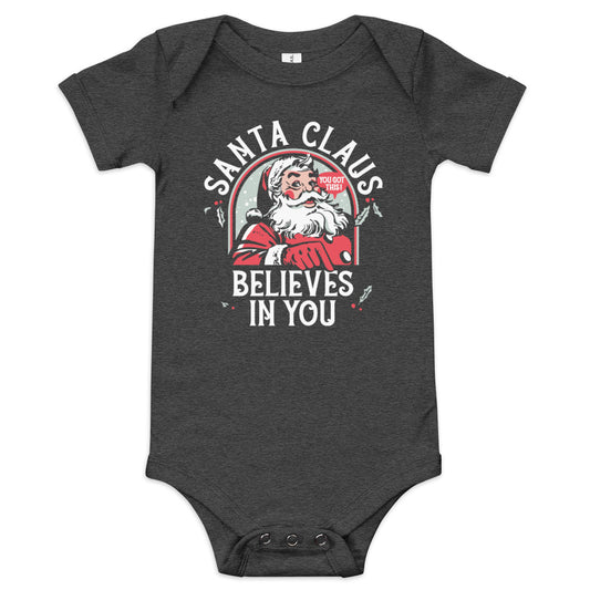 Santa Claus Believes In You Kid's Onesie