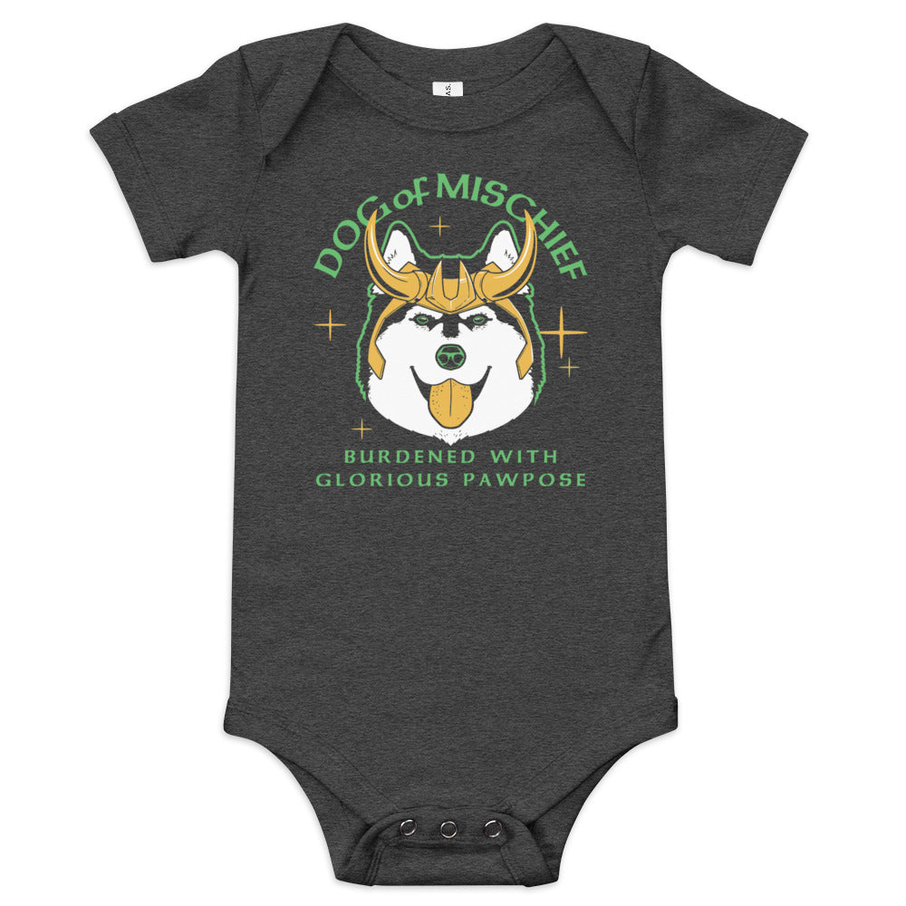 Dog Of Mischief Kid's Onesie