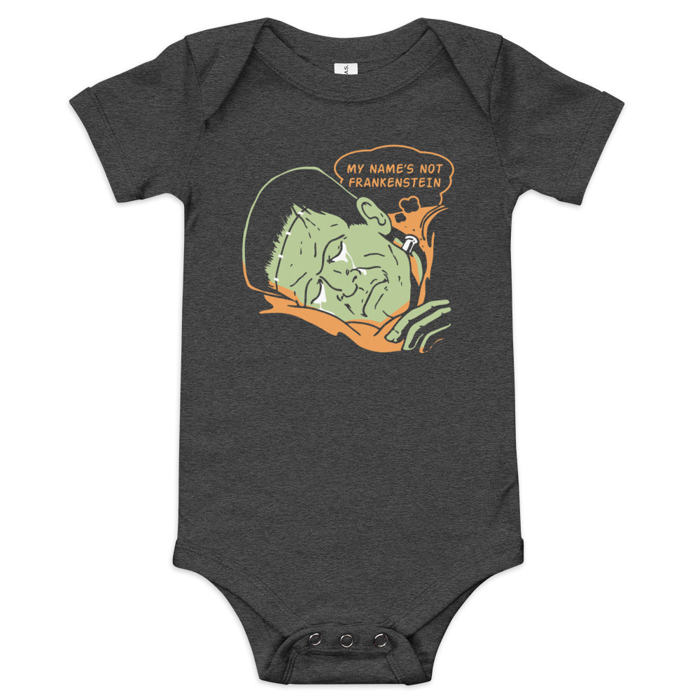 My Name's Not Frankenstein Kid's Onesie