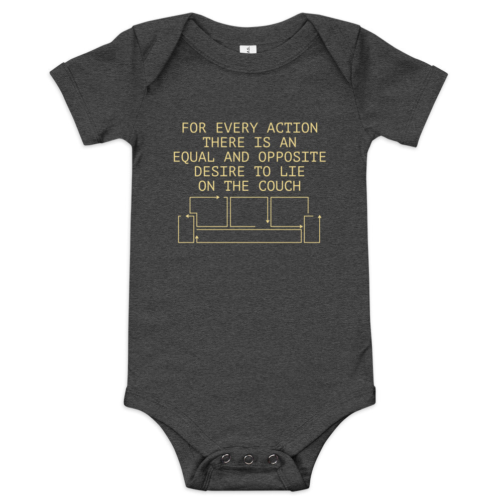 For Every Action There Is An Equal And Opposite Kid's Onesie