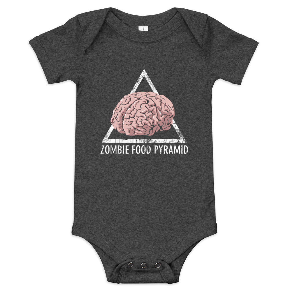 Zombie Food Pyramid Kid's Onesie