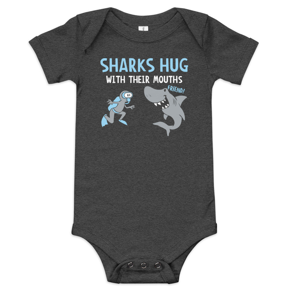 Sharks Hug With Their Mouths Kid's Onesie