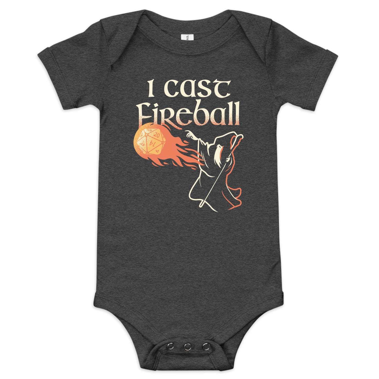 I Cast Fireball Kid's Onesie