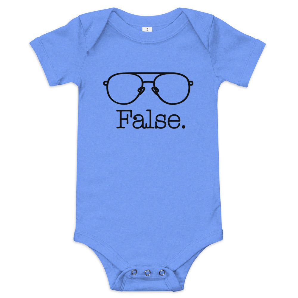 False Glasses Kid's Onesie