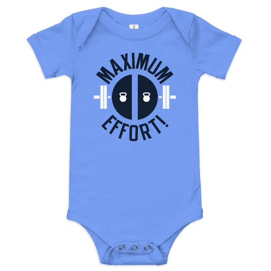 Maximum Effort! Kid's Onesie