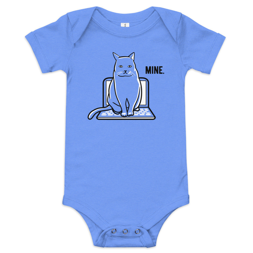 Mine Computer Cat Kid's Onesie