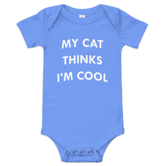 My Cat Thinks I'm Cool Kid's Onesie