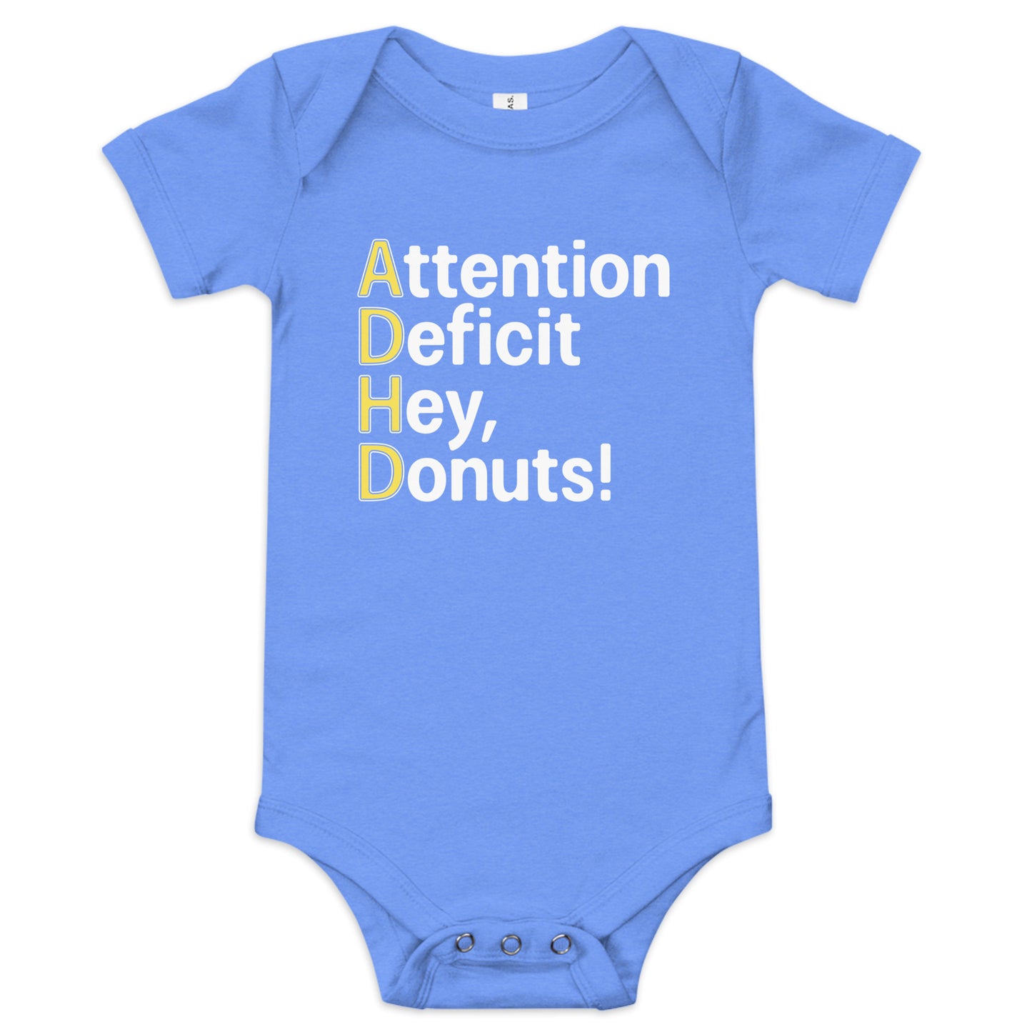 Attention Deficit Hey, Donuts! Kid's Onesie