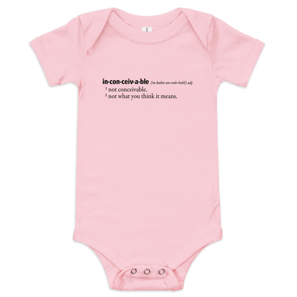 Inconceivable Definition Kid's Onesie