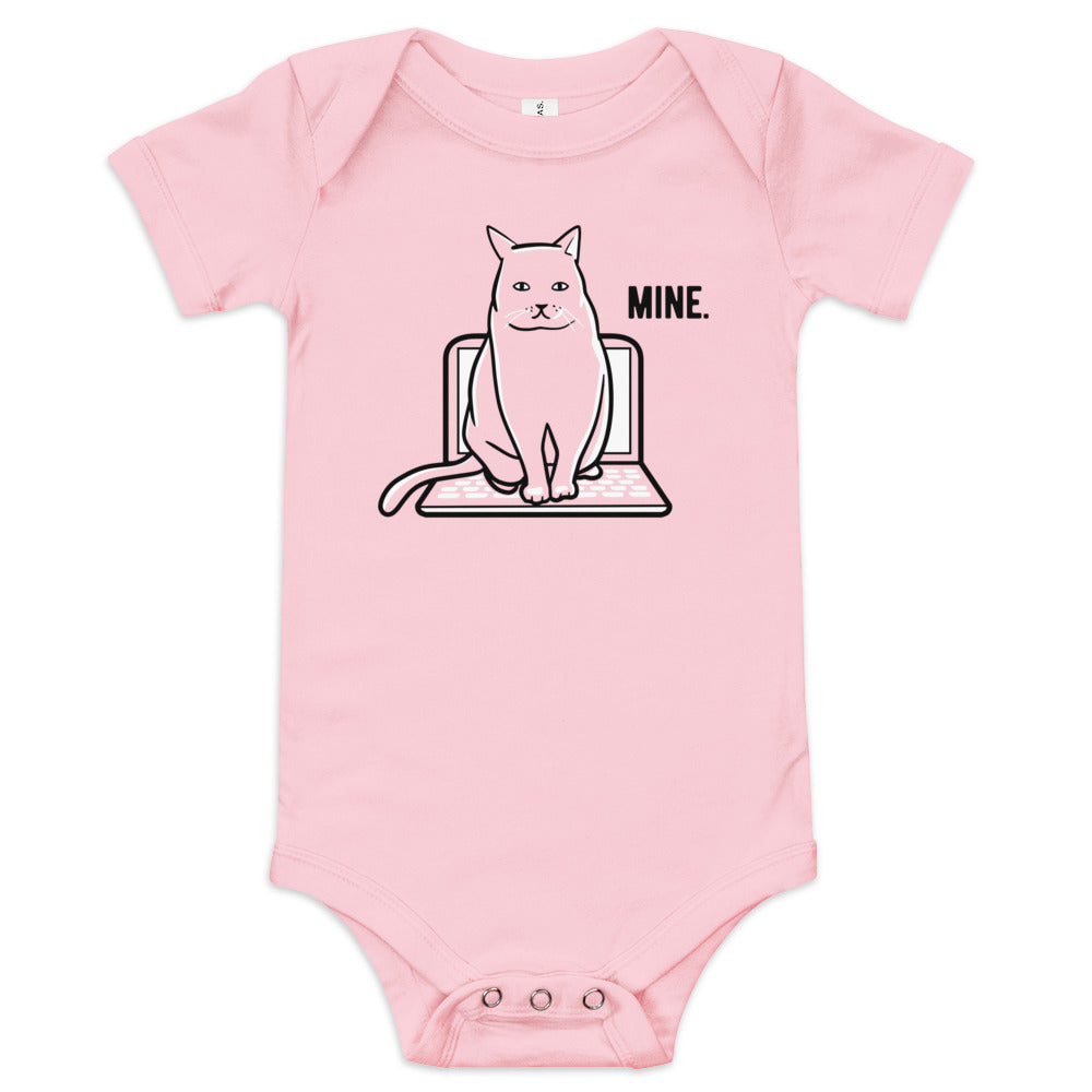 Mine Computer Cat Kid's Onesie