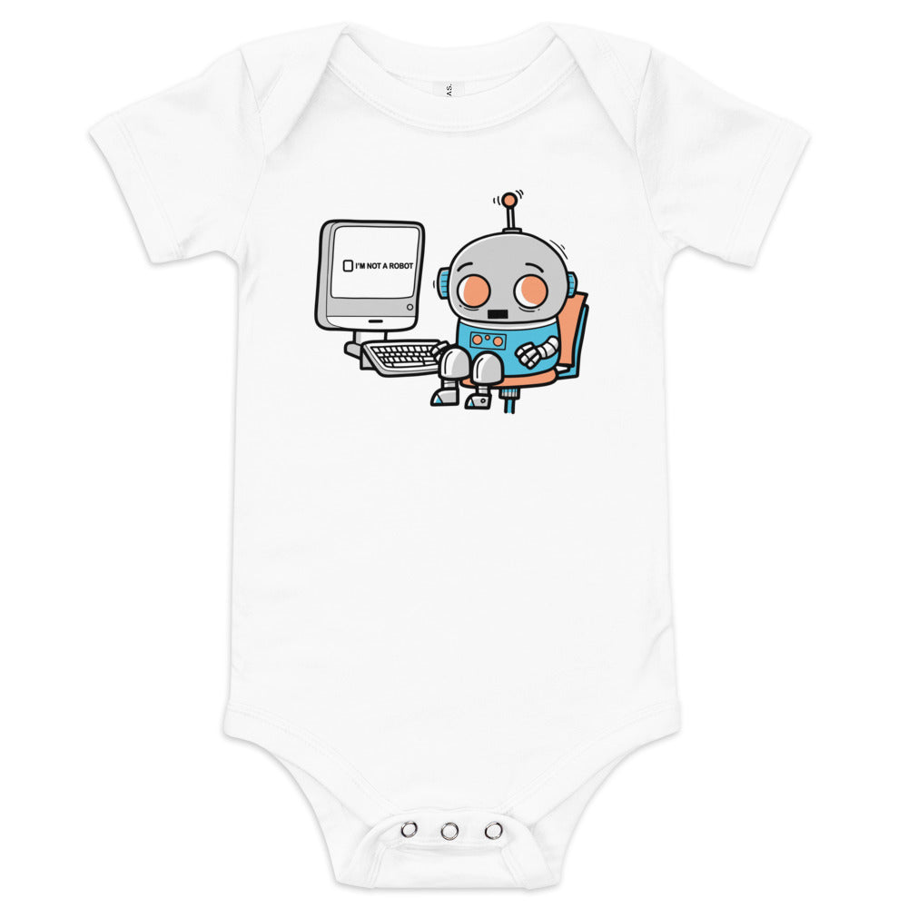 Robot Captcha Kid's Onesie