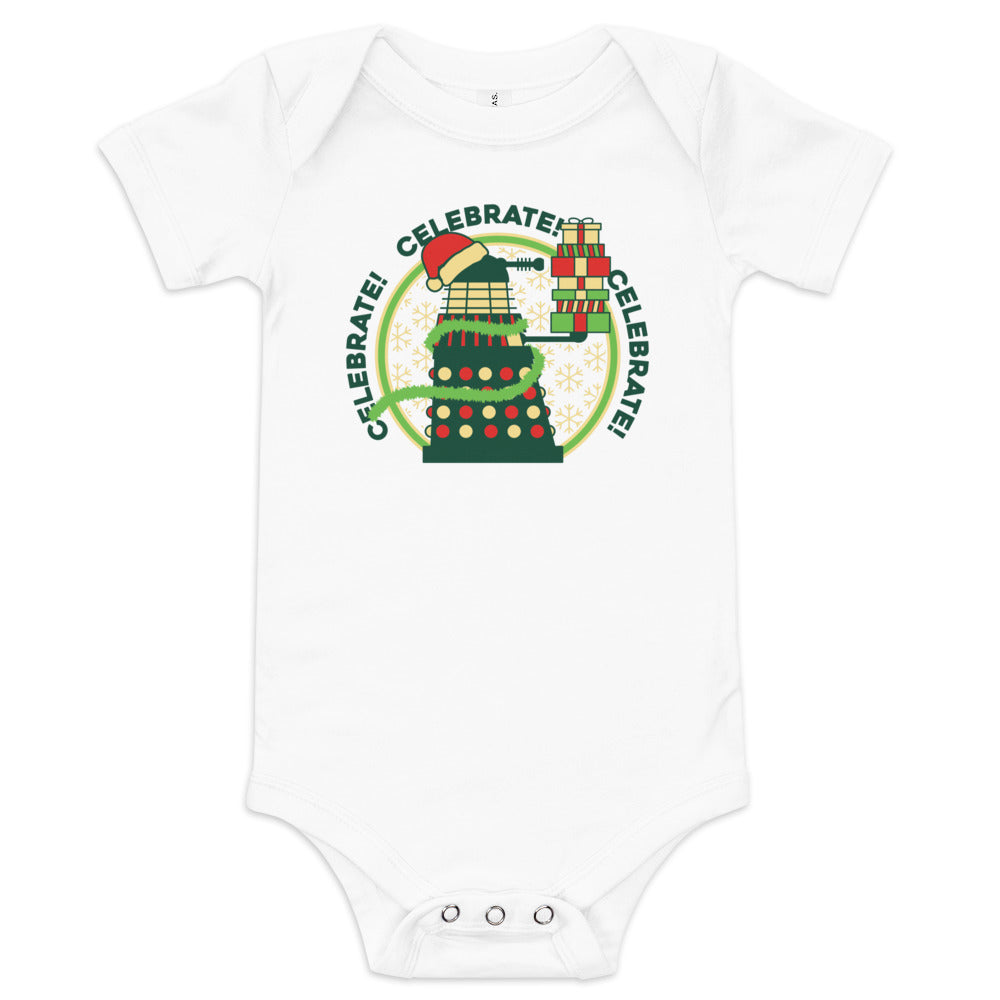 Celebrate! Celebrate! Celebrate! Kid's Onesie