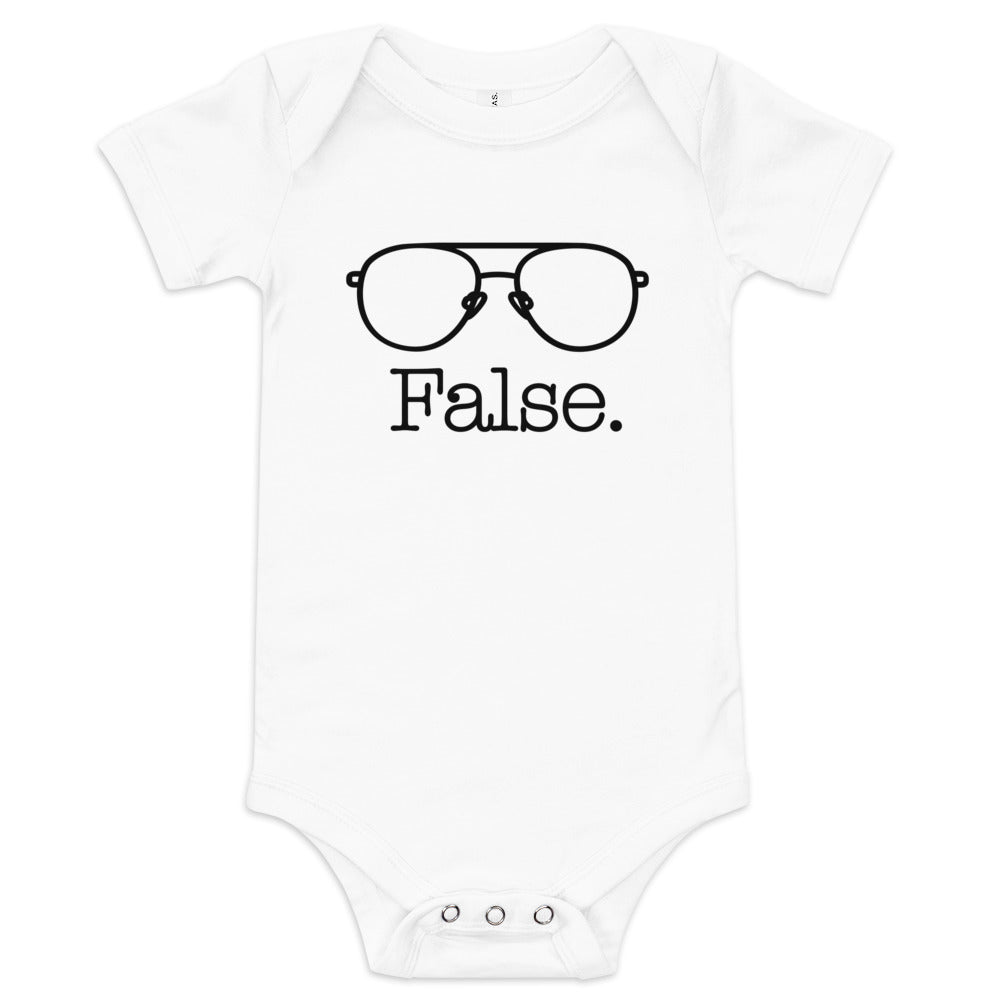 False Glasses Kid's Onesie