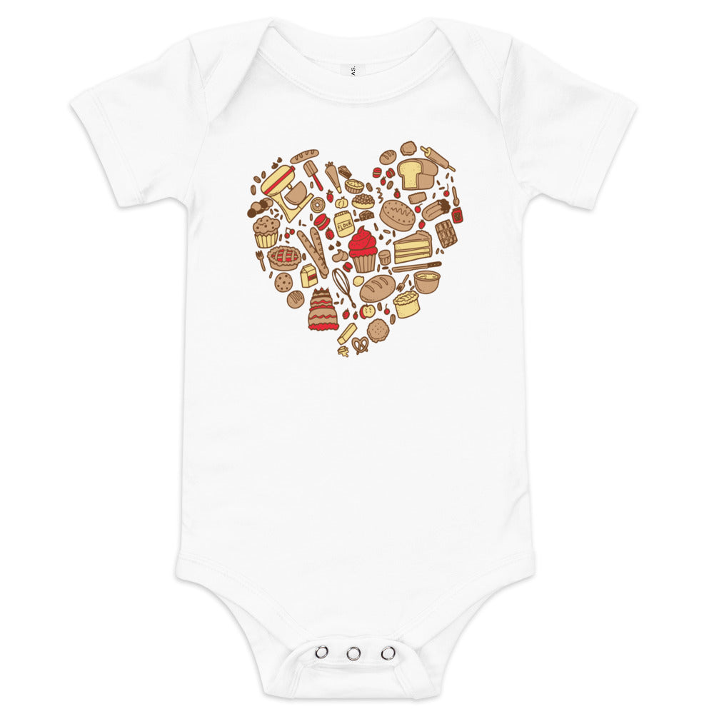 Baking Heart Kid's Onesie