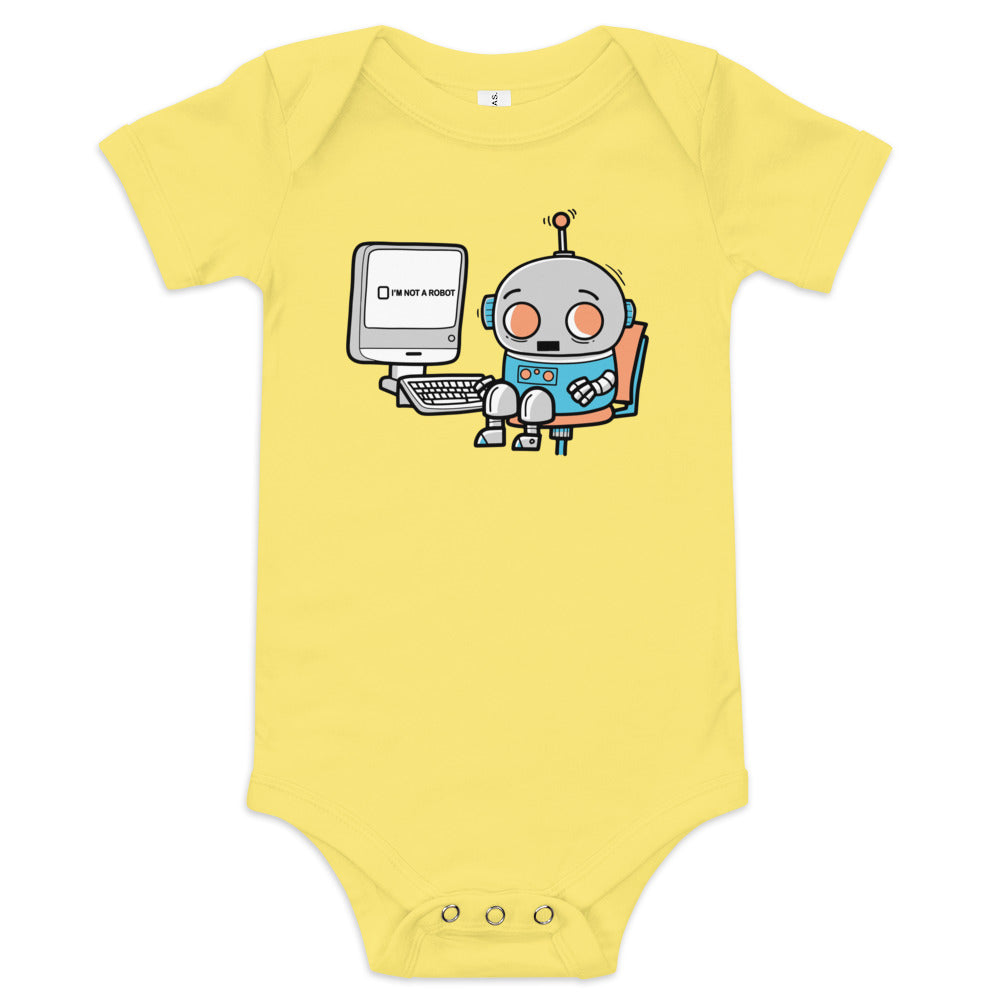 Robot Captcha Kid's Onesie