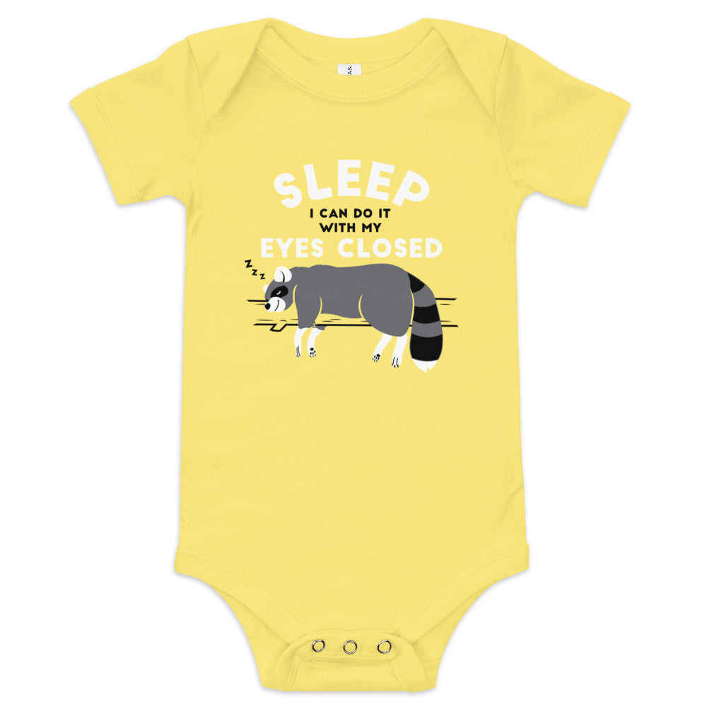 Sleep I Can Do It With My Eyes Closed Kid's Onesie