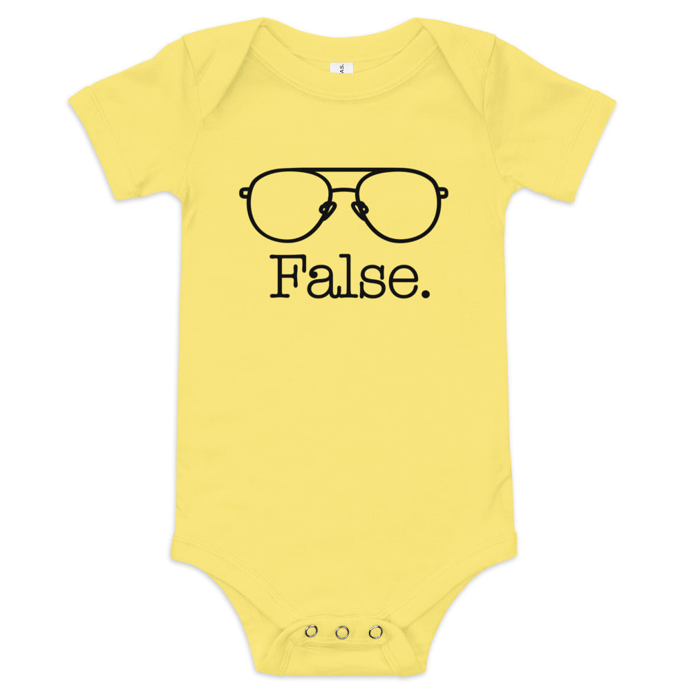 False Glasses Kid's Onesie