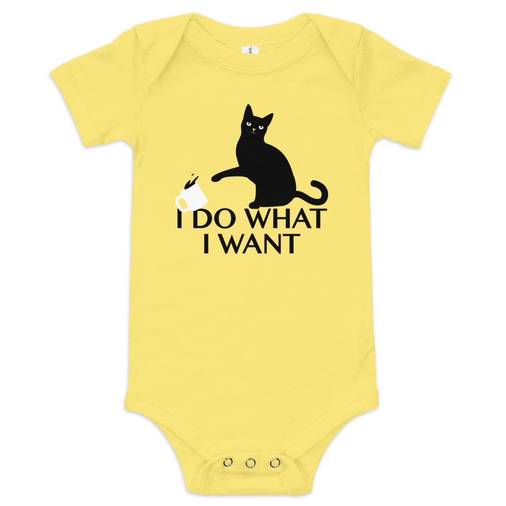 I Do What I Want Kid's Onesie