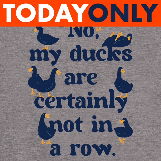 No, My Ducks Are Certainly Not In A Row Limited Edition Drop