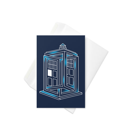 Optical Timey Wimey Greeting Card