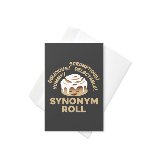 Synonym Roll Greeting Card