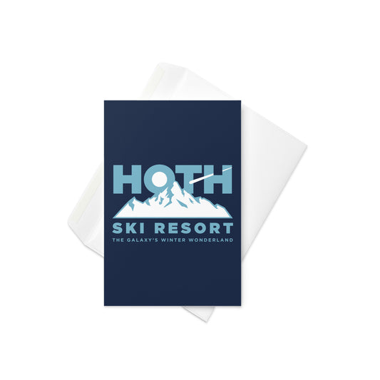 Hoth Ski Resort Greeting Card