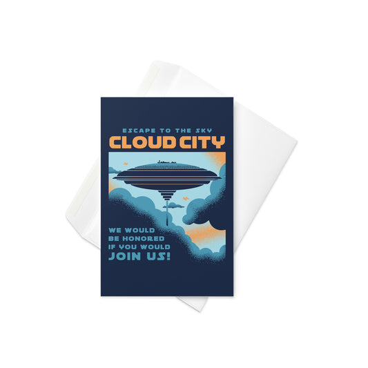 Cloud City Greeting Card