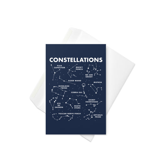 Constellations Greeting Card