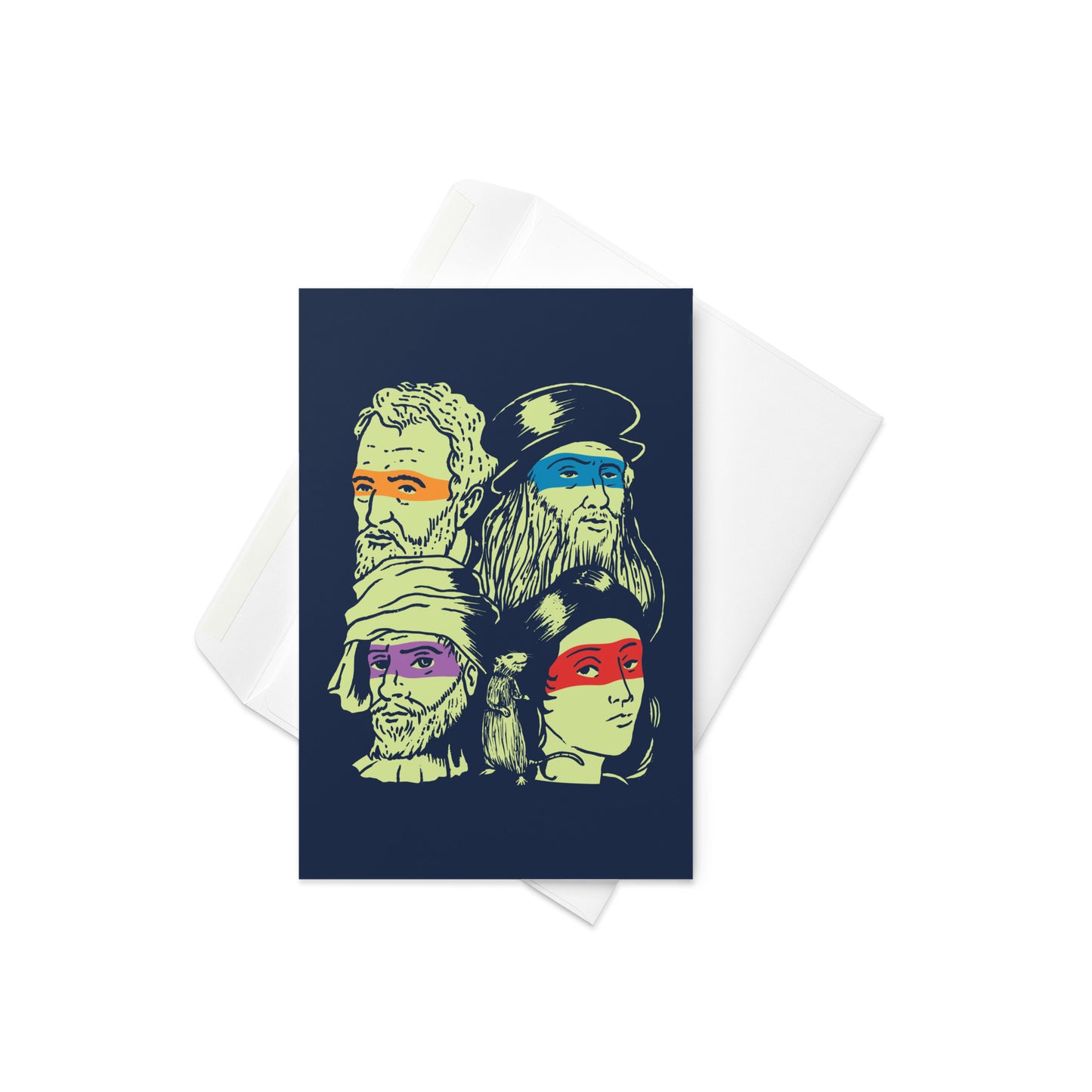 Renaissance Ninjas Greeting Card