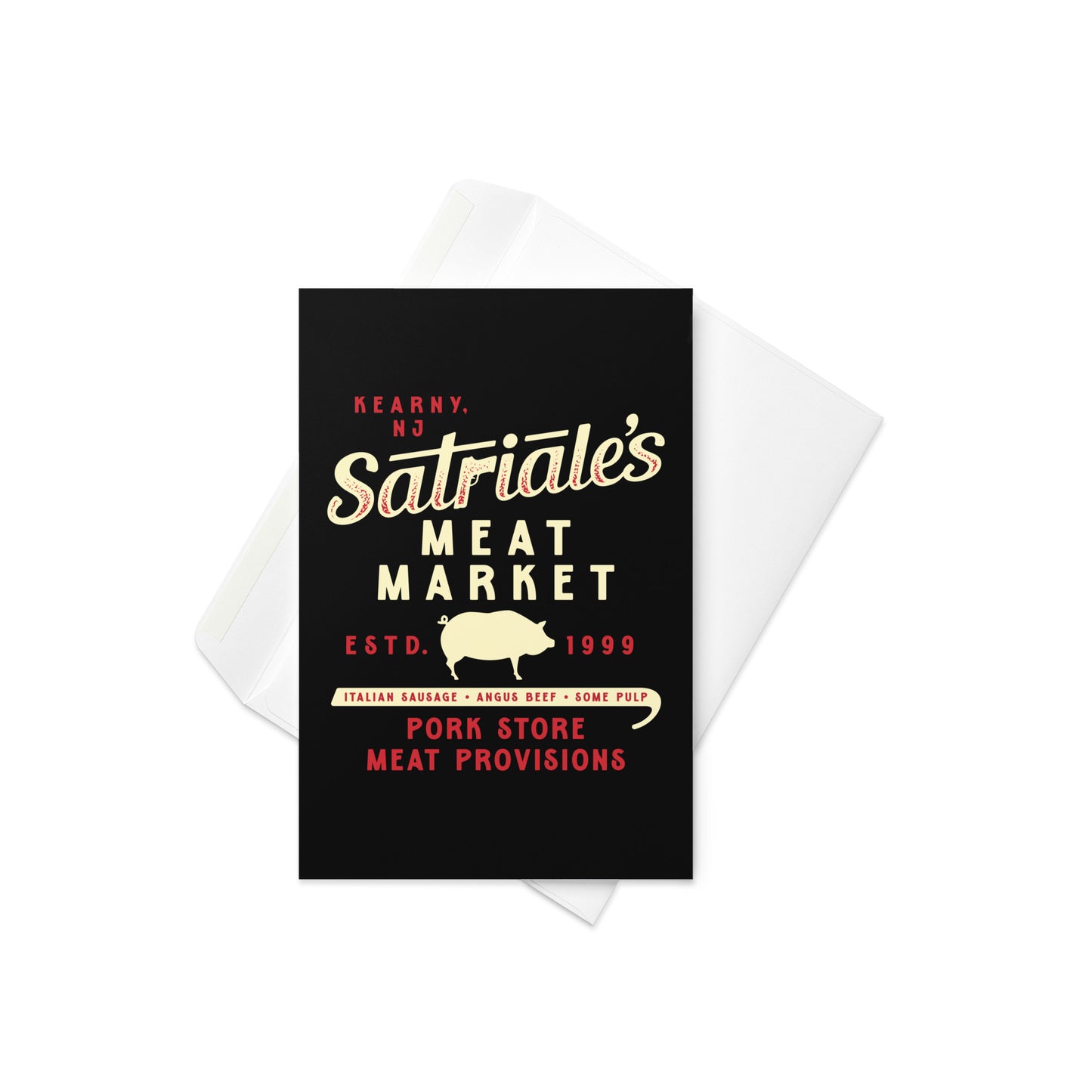 Satriale's Meat Market Greeting Card