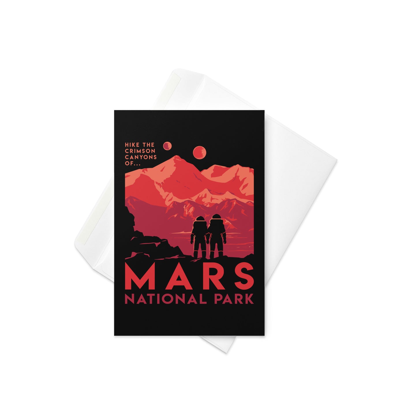 Mars National Park Greeting Card