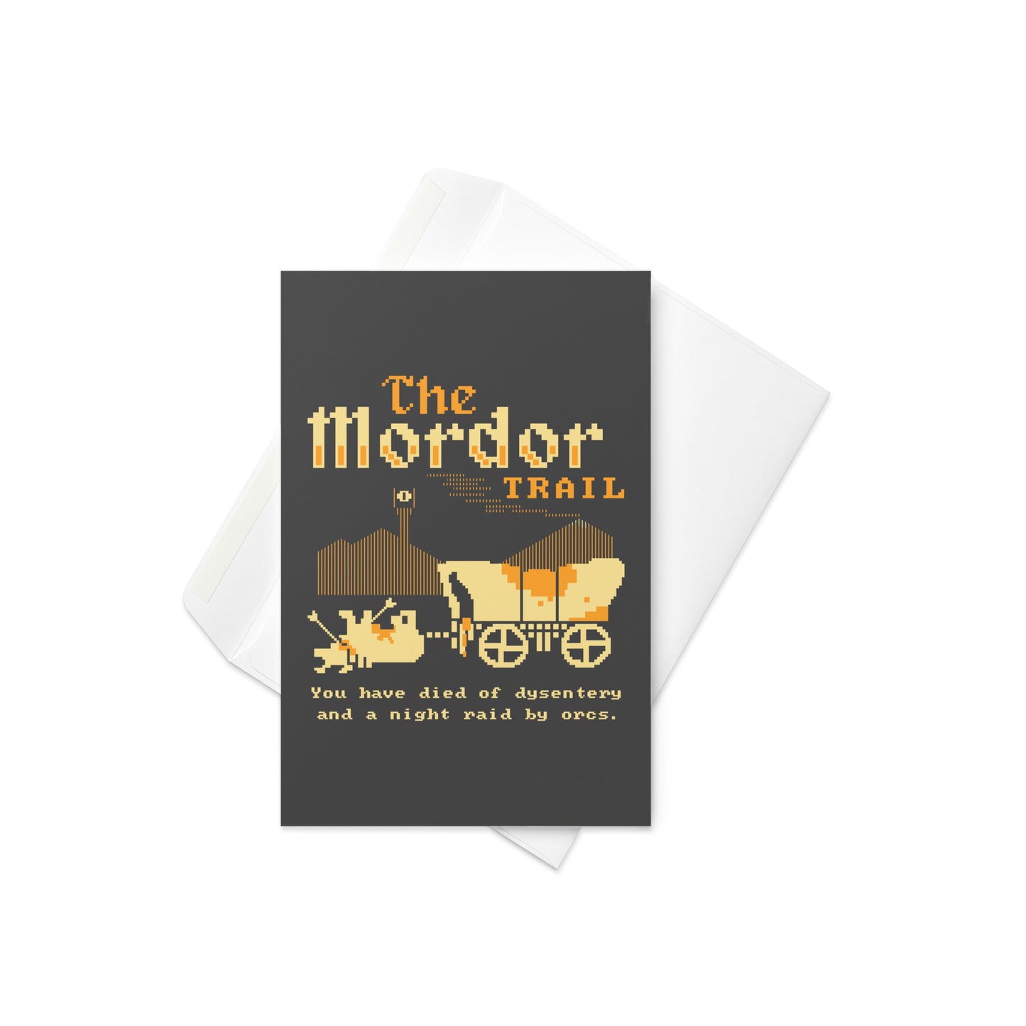 The Mordor Trail Greeting Card