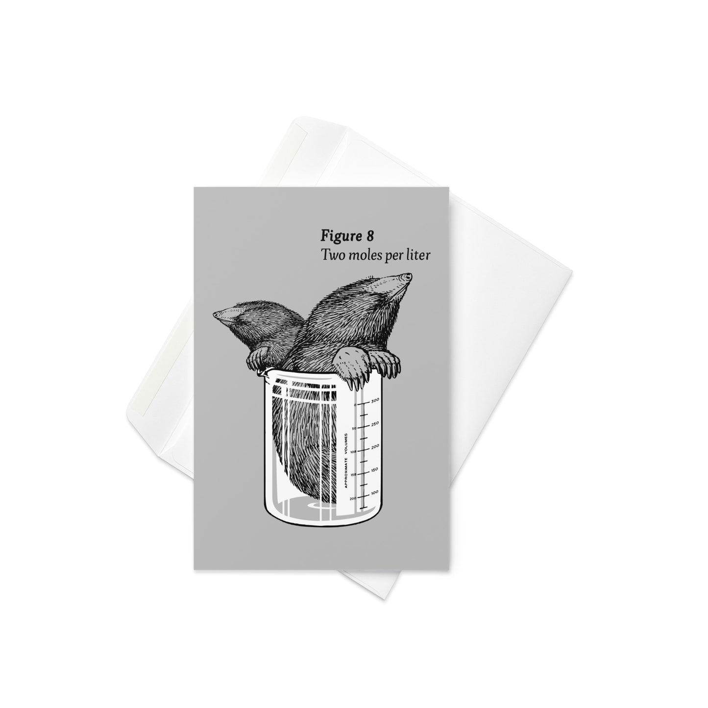 Two Moles Per Liter Greeting Card