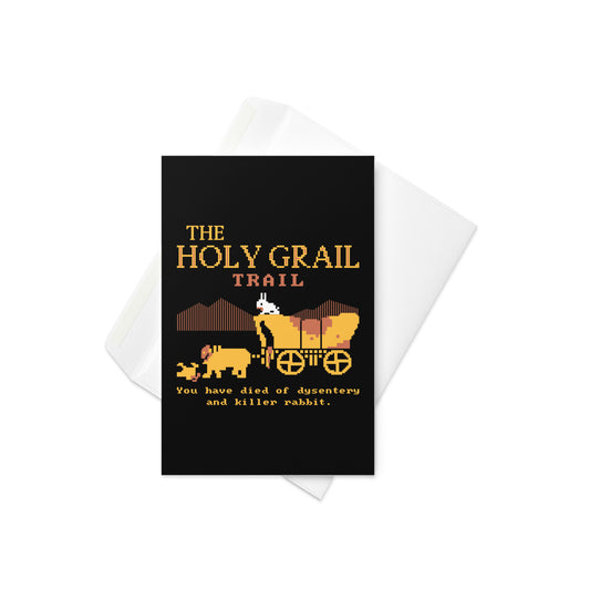 The Holy Grail Trail Greeting Card