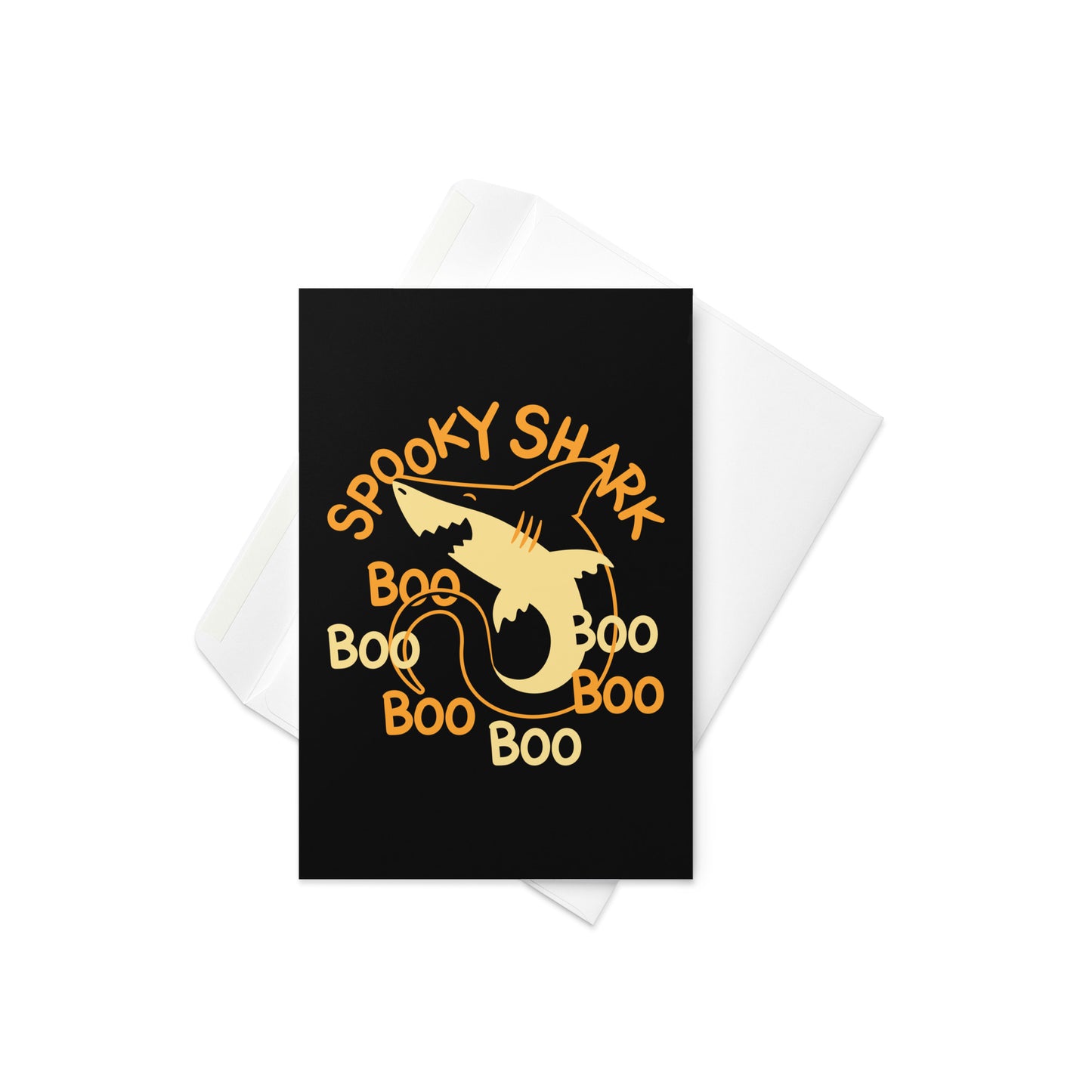 Spooky Shark Greeting Card