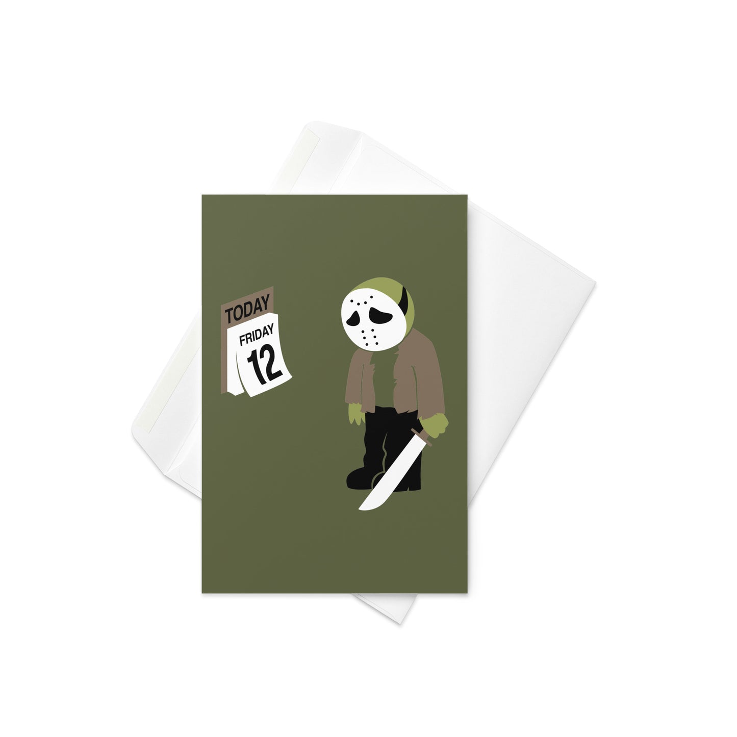 Friday the 12th Greeting Card