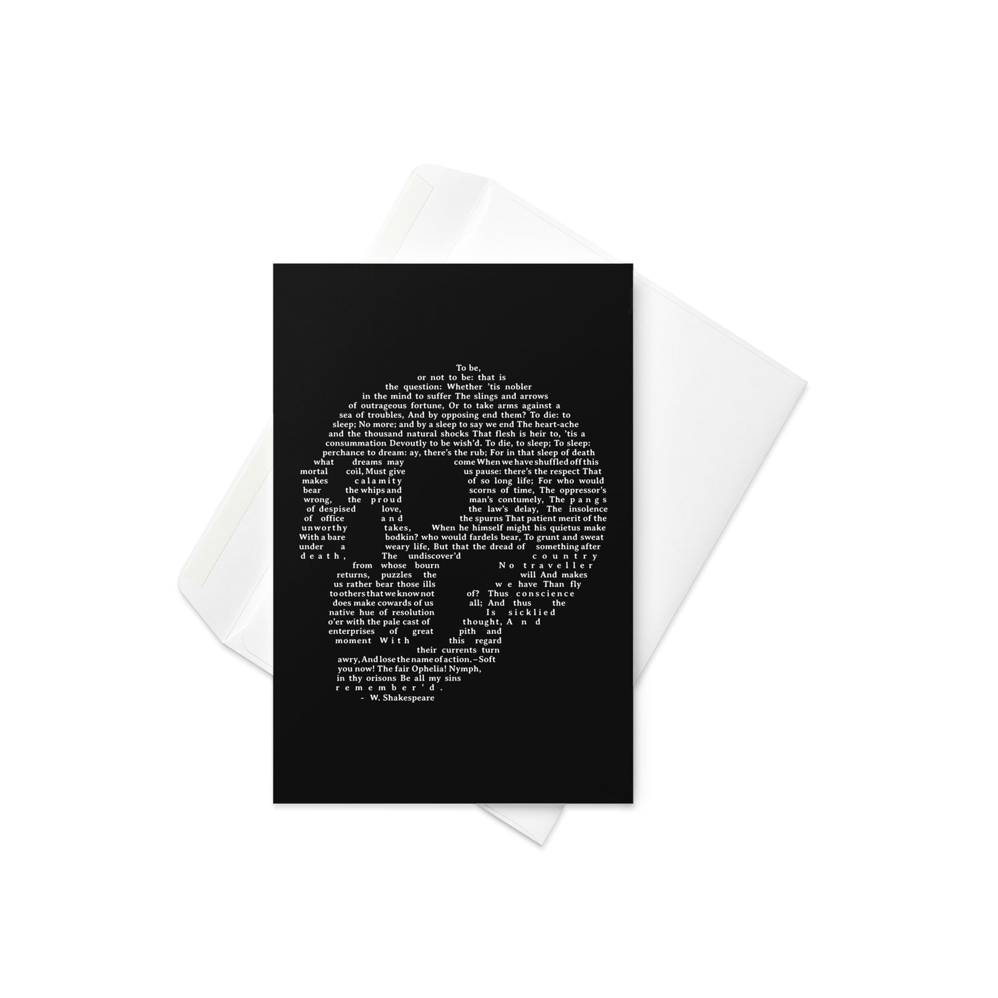 Hamlet Soliloquy Greeting Card