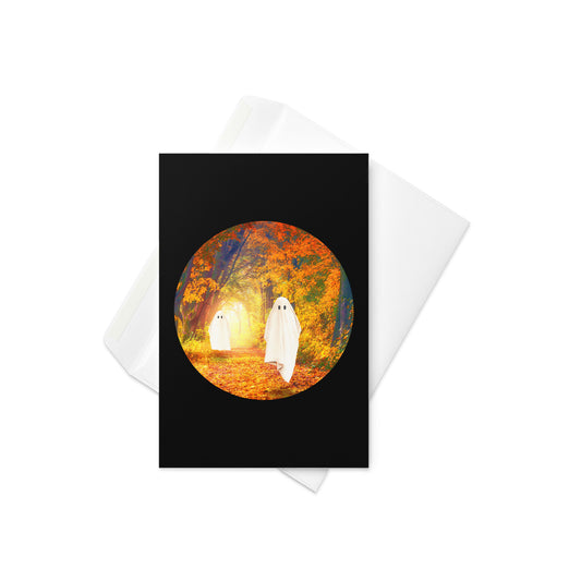 Autumn Ghosts Greeting Card