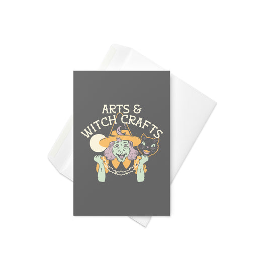 Arts & Witch Crafts Greeting Card