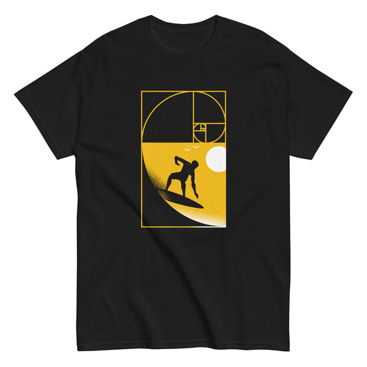 Golden Spiral Wave Men's Classic Tee