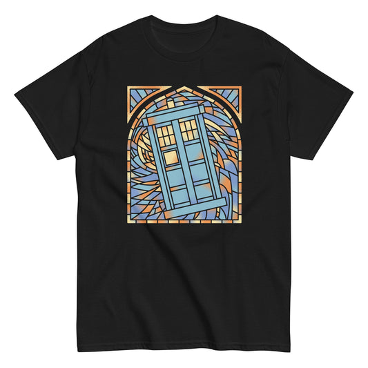 Stained Glass Police Box Men's Classic Tee