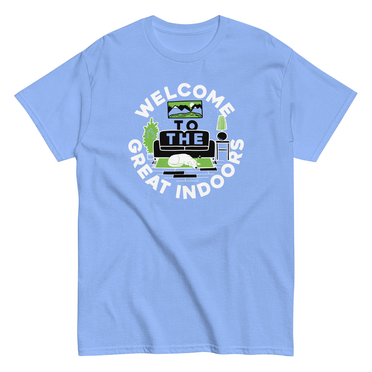 Welcome To The Great Indoors Men's Classic Tee