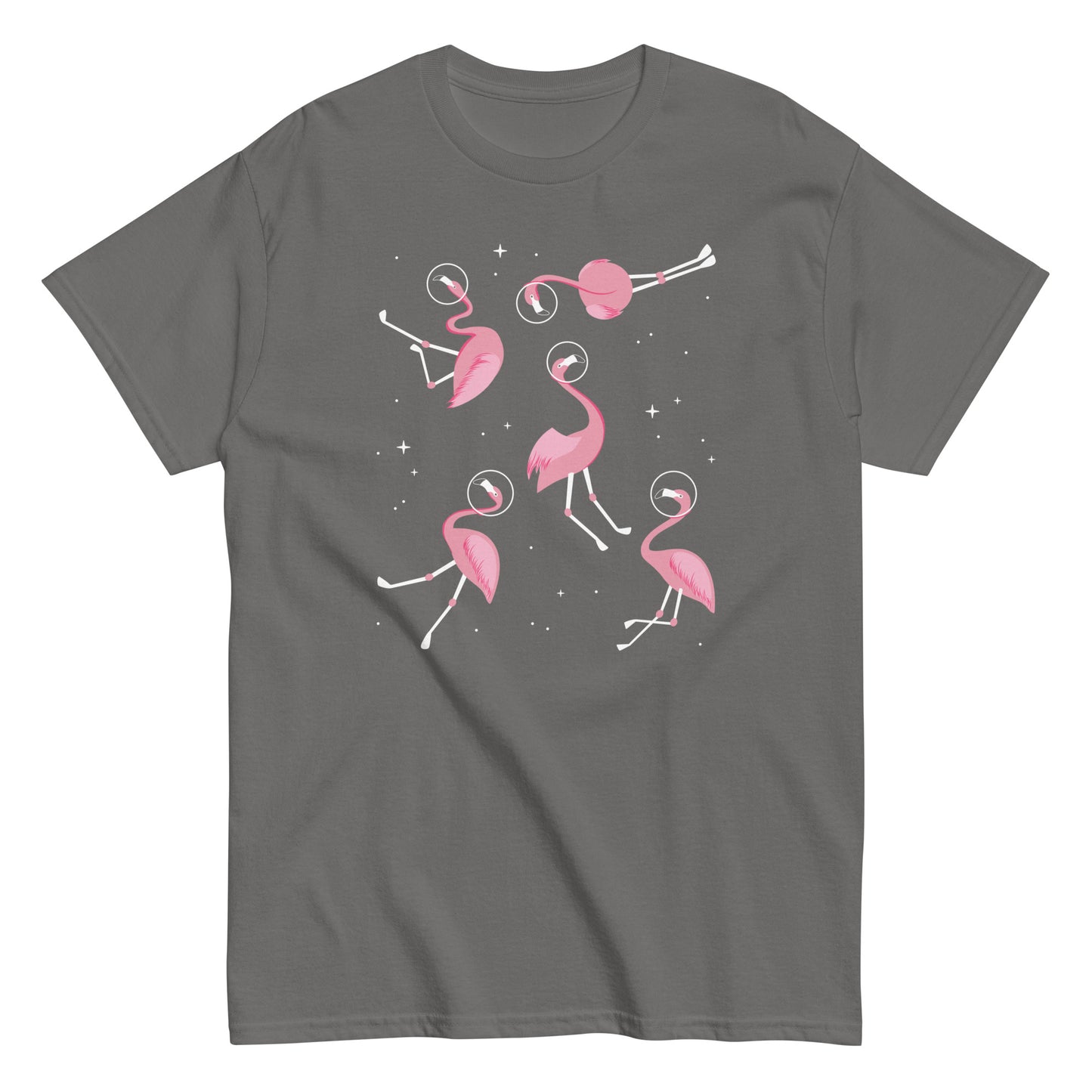 Flamingos In Space Men's Classic Tee