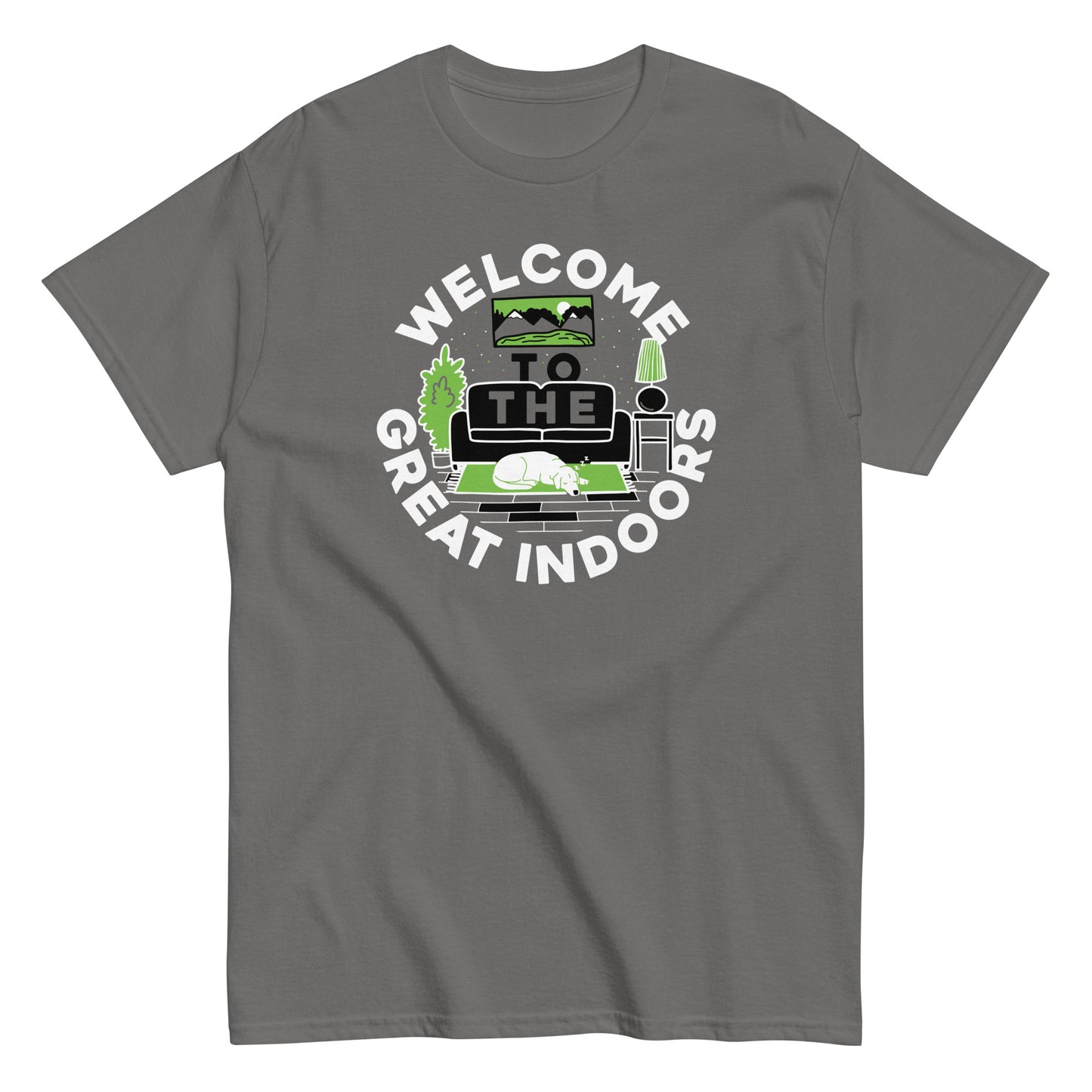 Welcome To The Great Indoors Men's Classic Tee