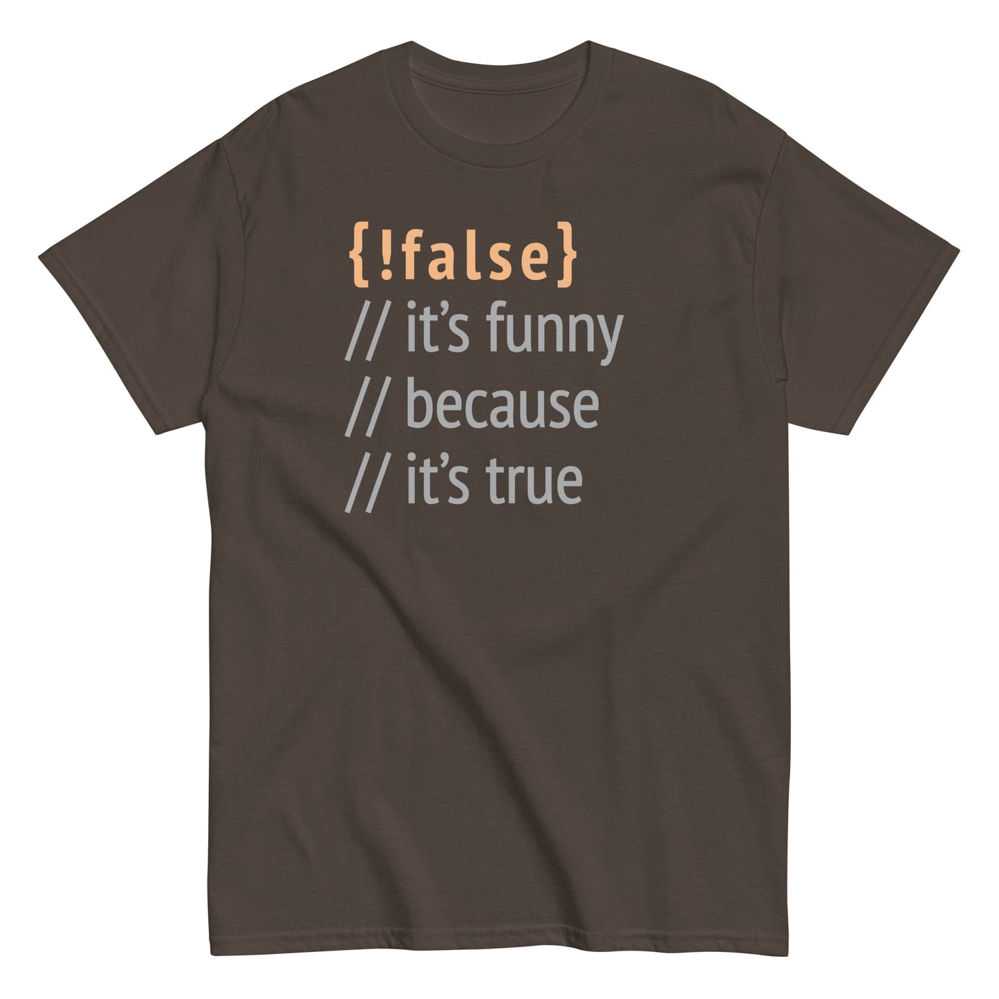 It's Funny Because It's True Men's Classic Tee