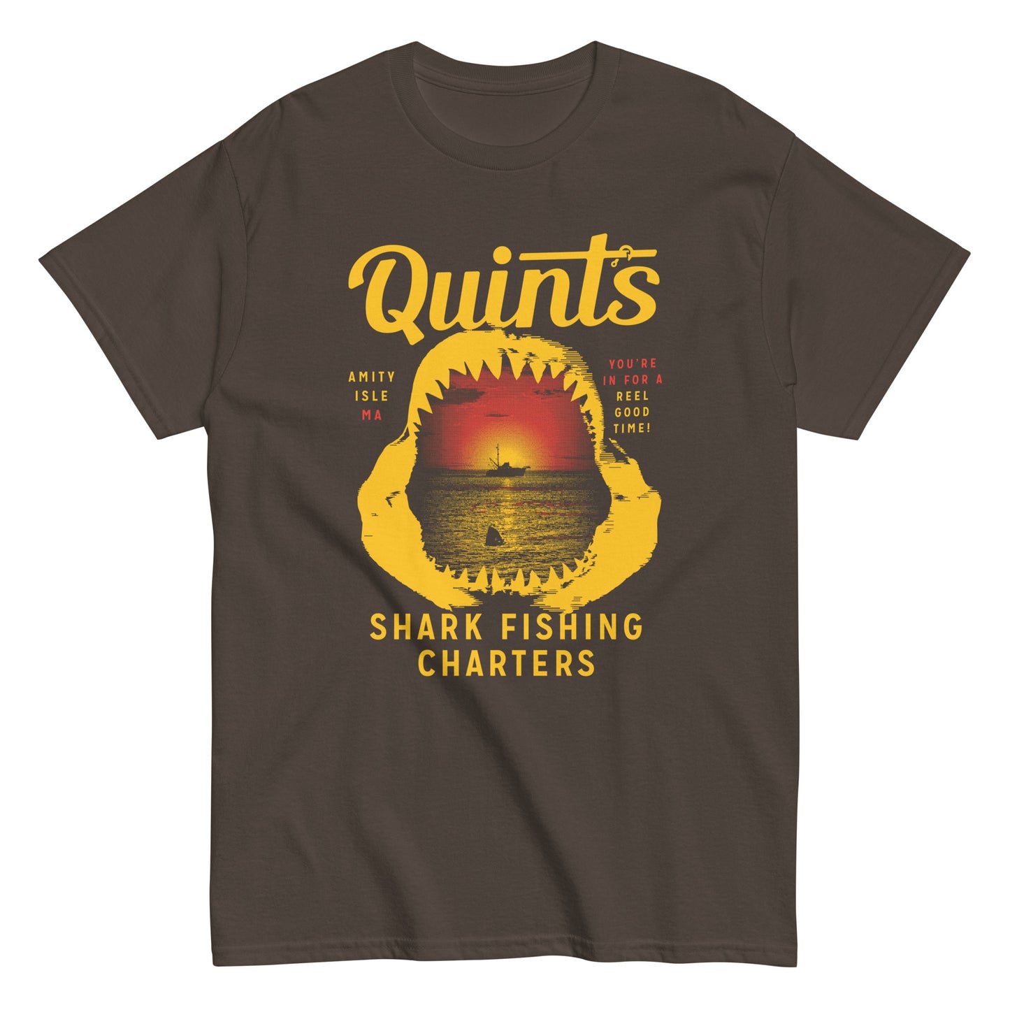 Quint's Shark Fishing Charters Men's Classic Tee